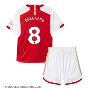 Arsenal Martin Odegaard #8 Replika Hemmatröja Barn 2023-24 Kortärmad (+ Korta byxor)